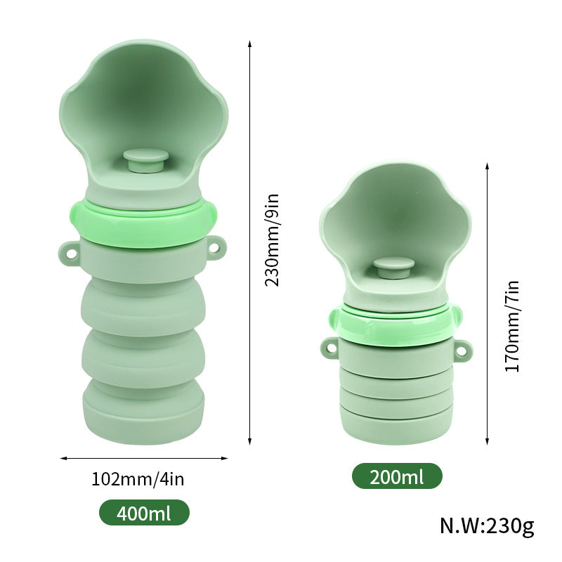 Portable Foldable Pet Water Dispenser - The Perfect Companion for Your Pet's Outdoor Adventures