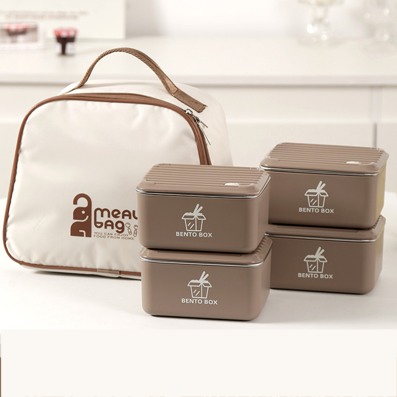 Lunchbox aus Edelstahl zur Frischhaltung von Lebensmitteln 