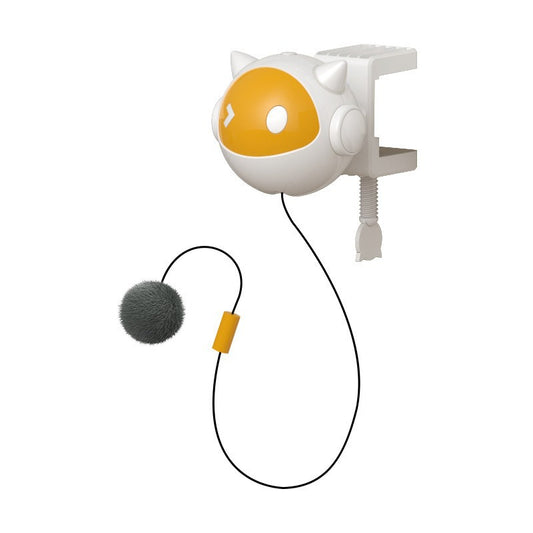 Cats' Source of Joy: Electric Cat Teaser with Plush Balls for Self - entertaining Fun