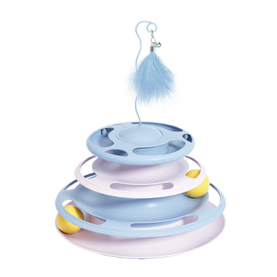 UFO - shaped Cat Turntable Toy: Unlock New Fun of Intellectual Interaction for Cats