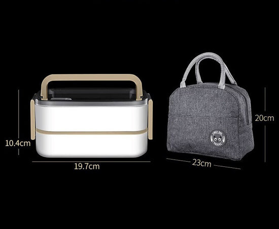 Double Layer Leakproof  Stainless Steel Insulated Lunch Box
