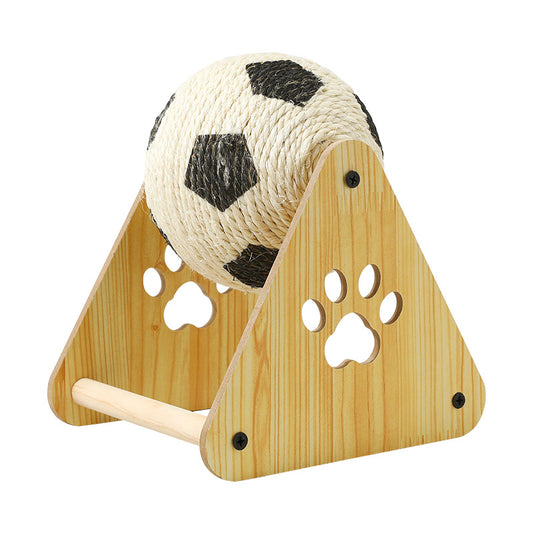 Super Fun Sisal Rope Ball Cat Scratcher - The Self - entertainment and Claw - grinding Artifact for Cats, Upright, Wear - resistant and Flake - free