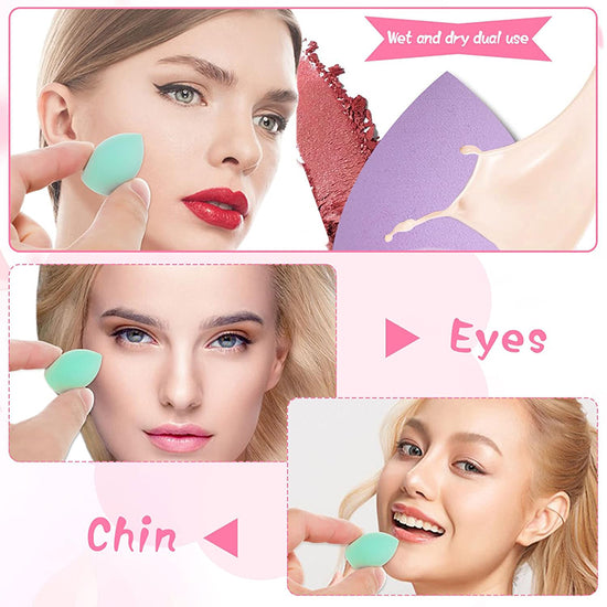 Colorful facial foundation mini beauty egg makeup sponge packaging