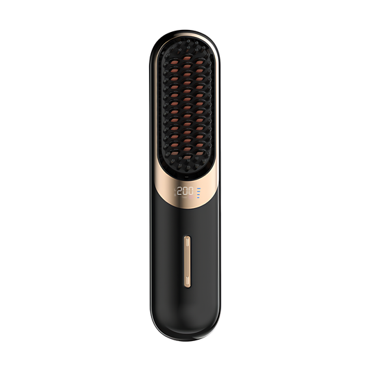 Peigne lissant sans fil, nouveau lisseur à ions négatifs pour dortoir, mini portable, non nocif pour les cheveux, peigne de coiffure entièrement automatique 