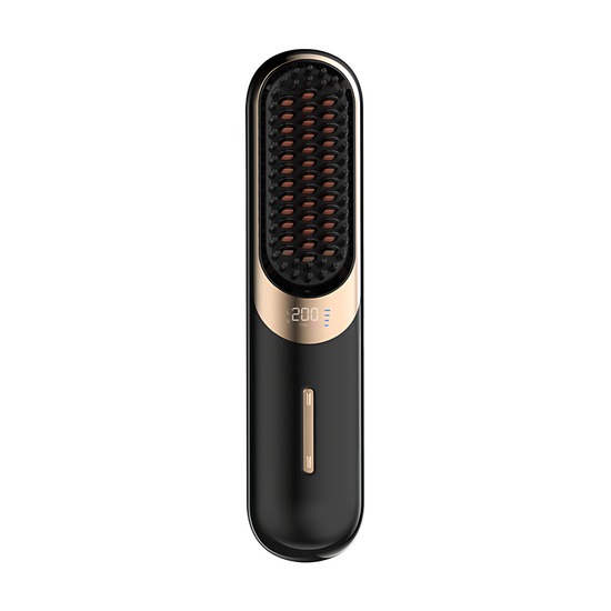 Peigne lissant sans fil, nouveau lisseur à ions négatifs pour dortoir, mini portable, non nocif pour les cheveux, peigne de coiffure entièrement automatique 