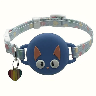 Essential for Peace of Mind: Cat AirTag Locator Collar, Anti - suffocation and Glow - in - the - dark for Ultimate Safety