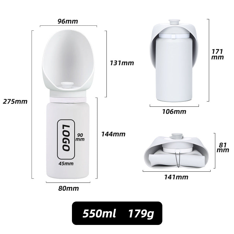 Essential Travel Item: Portable Foldable Water Dispenser for Dogs on - the - go