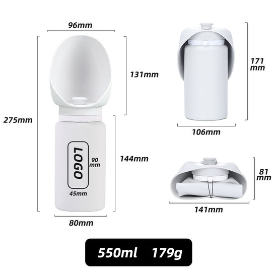 Essential Travel Item: Portable Foldable Water Dispenser for Dogs on - the - go