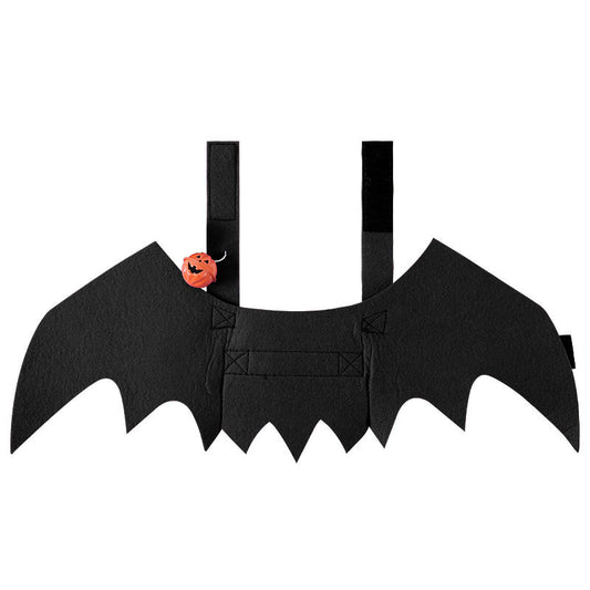 Must - have for Pets' Halloween! Bat - Wing and Bell - adorned Transformation Outfits for Cats and Dogs