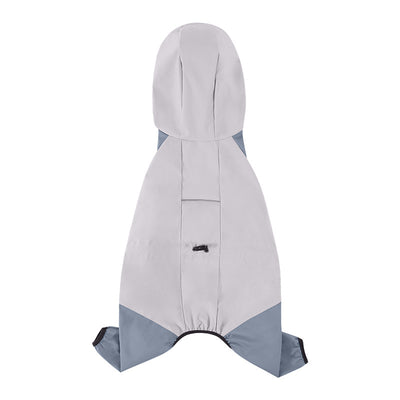 Waterproof All - in - One Four - Legged Tractable Raincoat for Small Dogs - Ideal for Bichons and Teddies