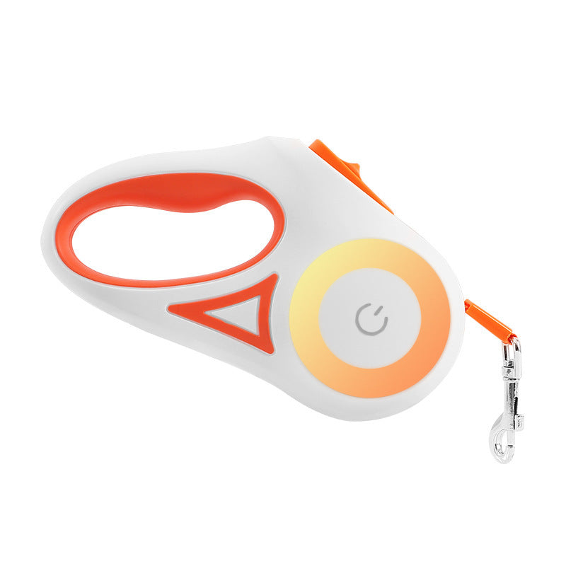 New LED Lighted Automatic Retractable Dog Leash - The Ultimate Pet Walking Companion