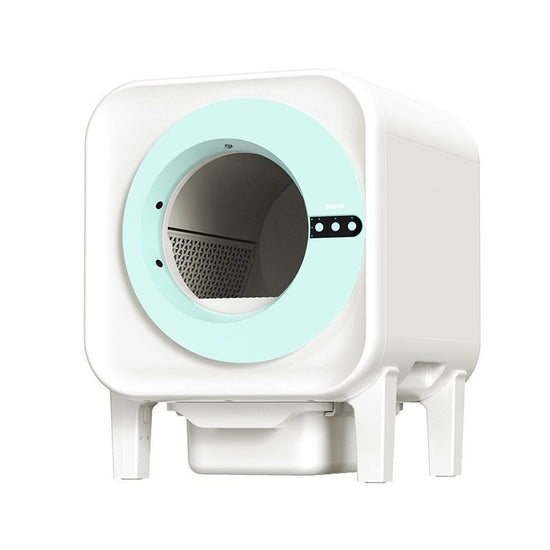 Smart Cat Litter Box with Fresh Air Purification, Deodorization, Enclosed Design and Anti-Splash Function - Self-Cleaning Automatic Cat Toilet