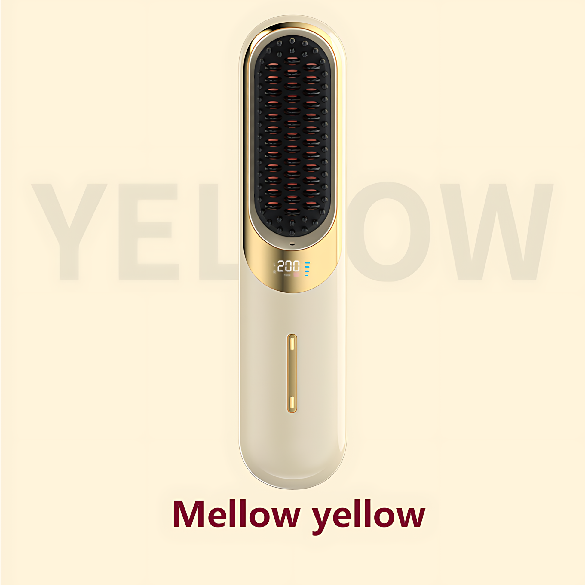 Peigne lissant sans fil, nouveau lisseur à ions négatifs pour dortoir, mini portable, non nocif pour les cheveux, peigne de coiffure entièrement automatique 