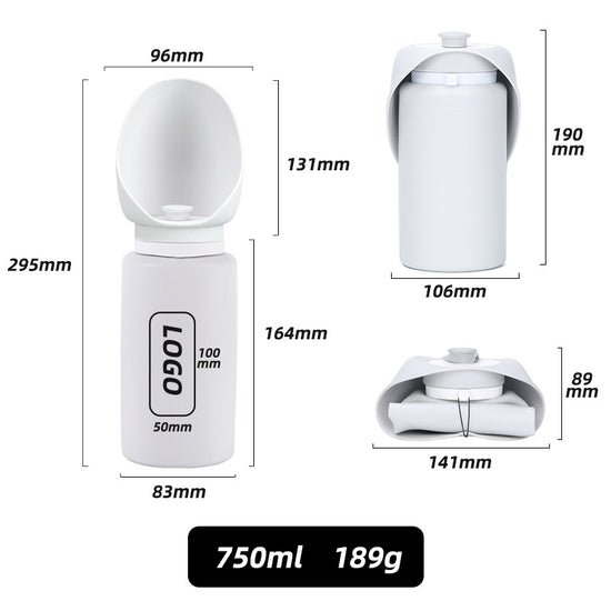 Essential Travel Item: Portable Foldable Water Dispenser for Dogs on - the - go