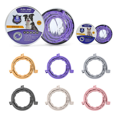 Pet Anti - Insect Collar - Flea and Tick Control for Dogs and Cats