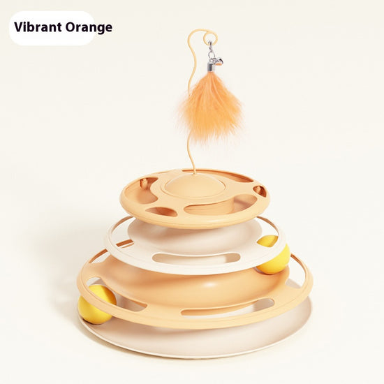 UFO - shaped Cat Turntable Toy: Unlock New Fun of Intellectual Interaction for Cats