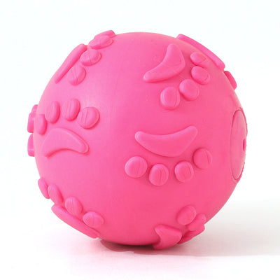 Fun Paw - print Toy Ball: A Chew - resistant, Teething and Squeaky Wonder for Dogs Product Description