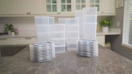 Transparent kitchen preservation box, food grade PP storage box
